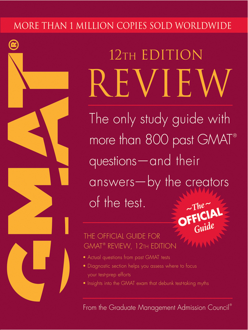 Title details for The Official Guide for GMAT Review by Graduate Management Admission Council (GMAC) - Available